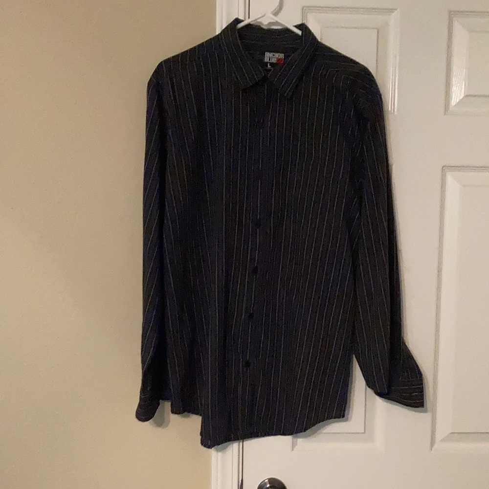 Anchor blue dress shirt